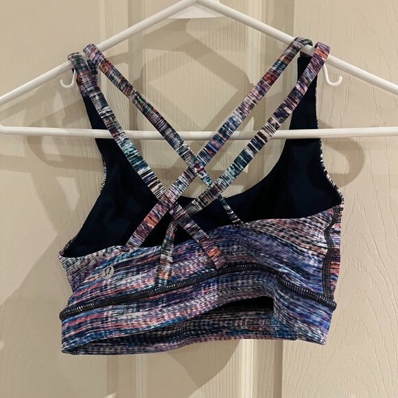 Lululemon sports bra colorful size 4 - Picture 2 of 2